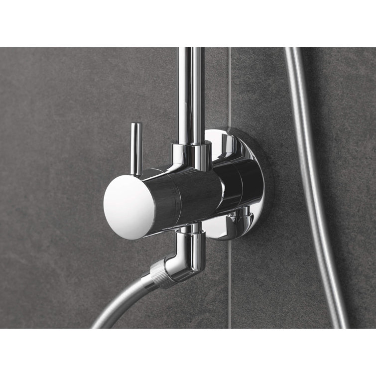 Starlight Chrome Adjustable Multi-Head Rain Shower System