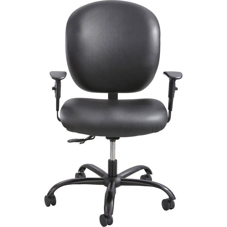ErgoFlex 360 Black Nylon Adjustable Task Chair with 5-Star Base