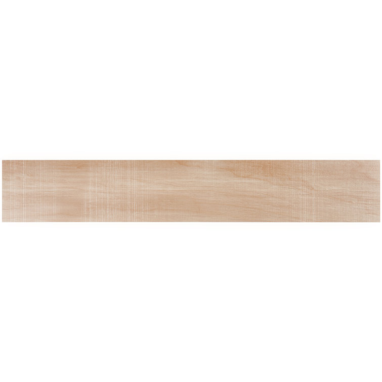 Maple 8" x 48" Matte Porcelain Wood Look Floor and Wall Tile