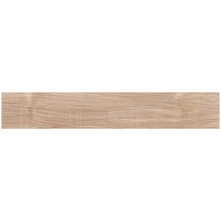 Maple 8" x 48" Matte Porcelain Wood Look Floor and Wall Tile