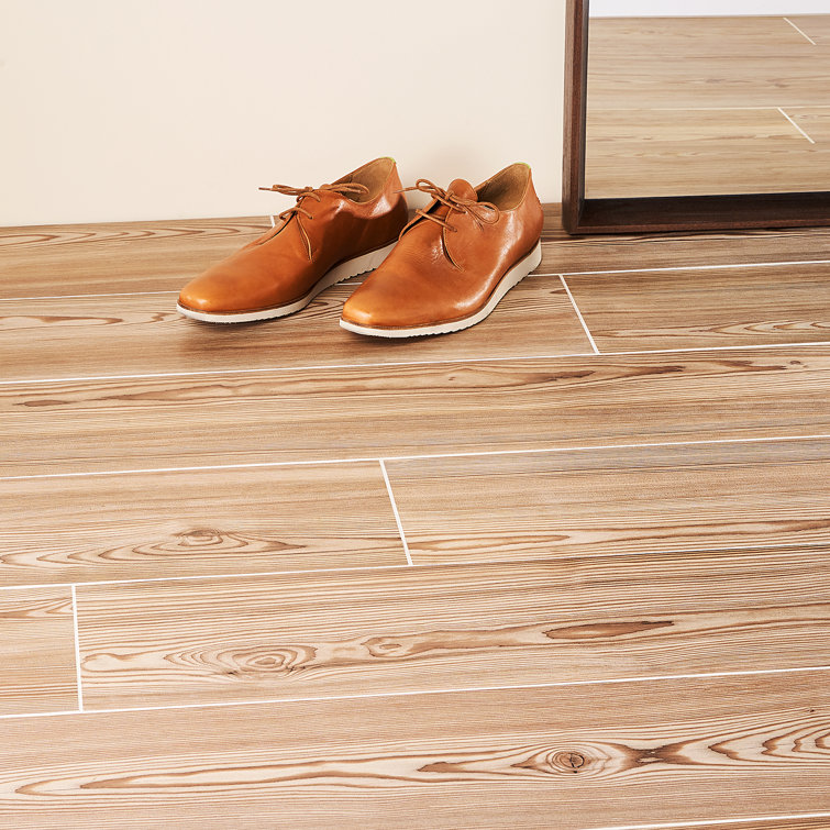 Teakwood Matte Brown Large Format Porcelain Tile