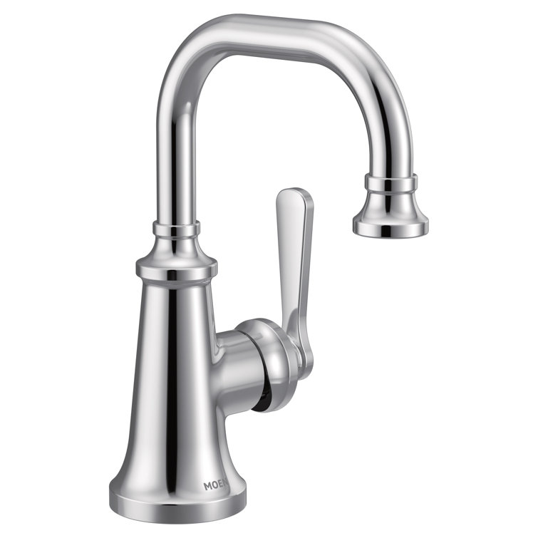 Colinet Chrome 9" Classic Single Hole Metal Bathroom Faucet