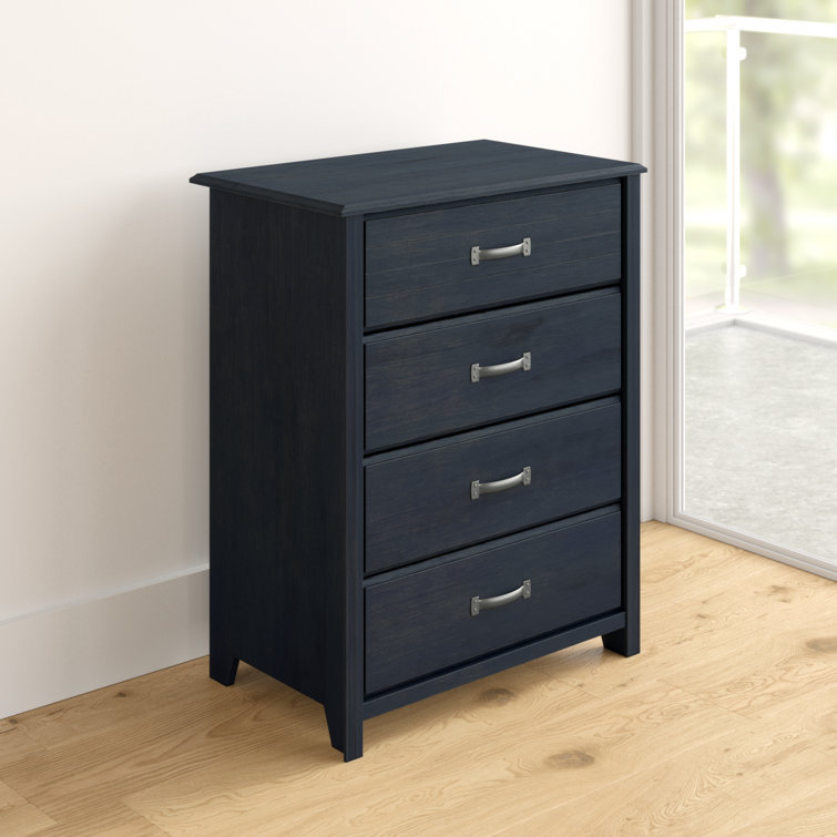 Blueberry Farmhouse 4-Drawer Chest with Soft Close