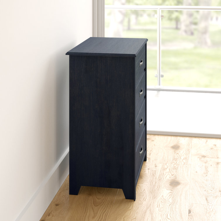 Blueberry Farmhouse 4-Drawer Chest with Soft Close