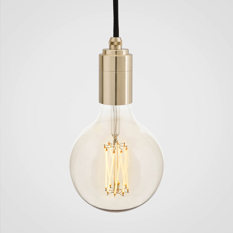 Gaia Mini Globe Brass Pendant with Hand Blown Glass