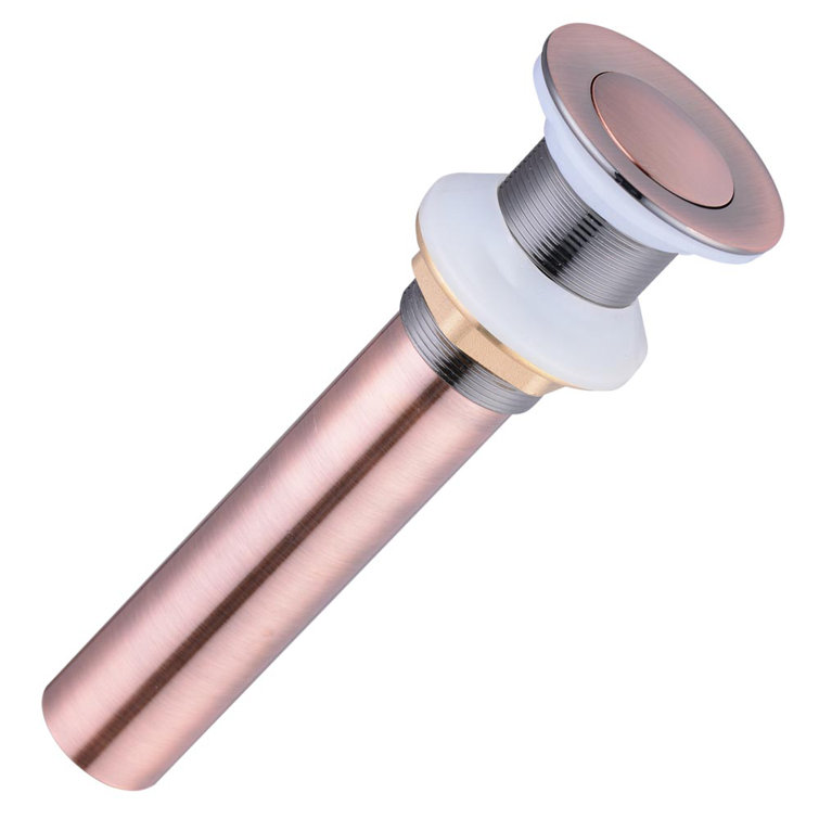 Polished Chrome Solid Brass Pop-Up Drain Stopper