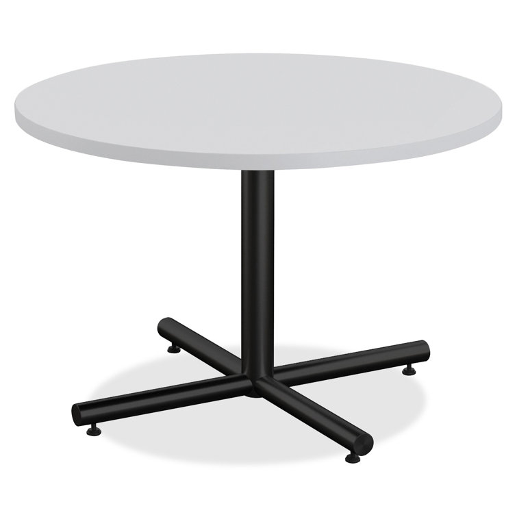 Light Gray Laminate Round Table Top with PVC Edge