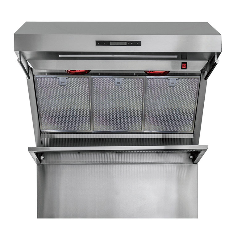 Savona 36-inch Stainless Steel Wall Mount Range Hood with Hybrid Filters