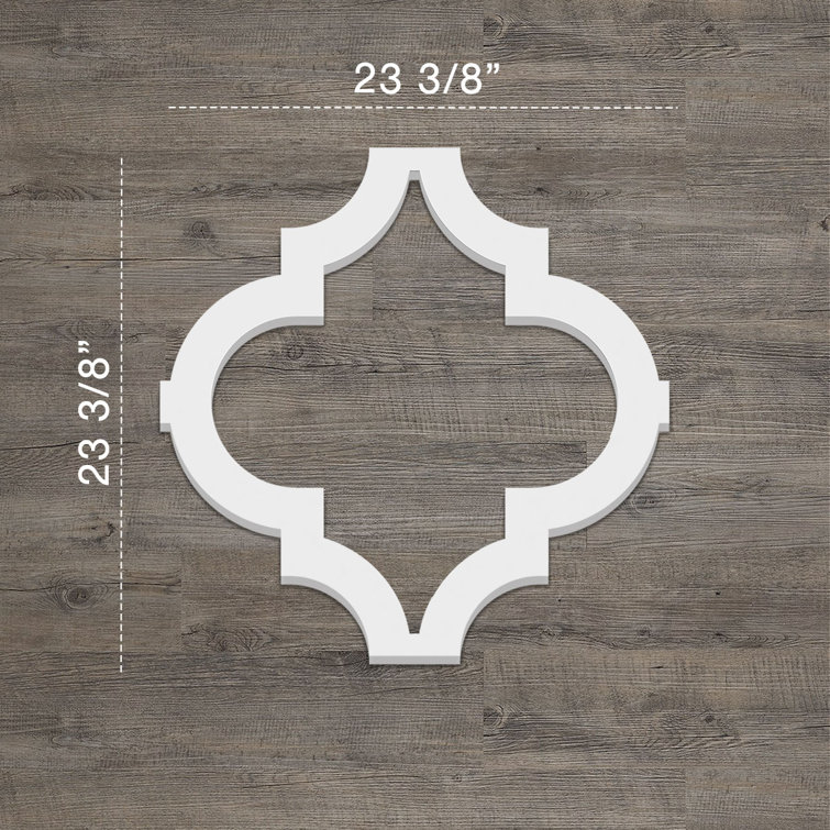Large White PVC Decorative Fretwork Wall Panels