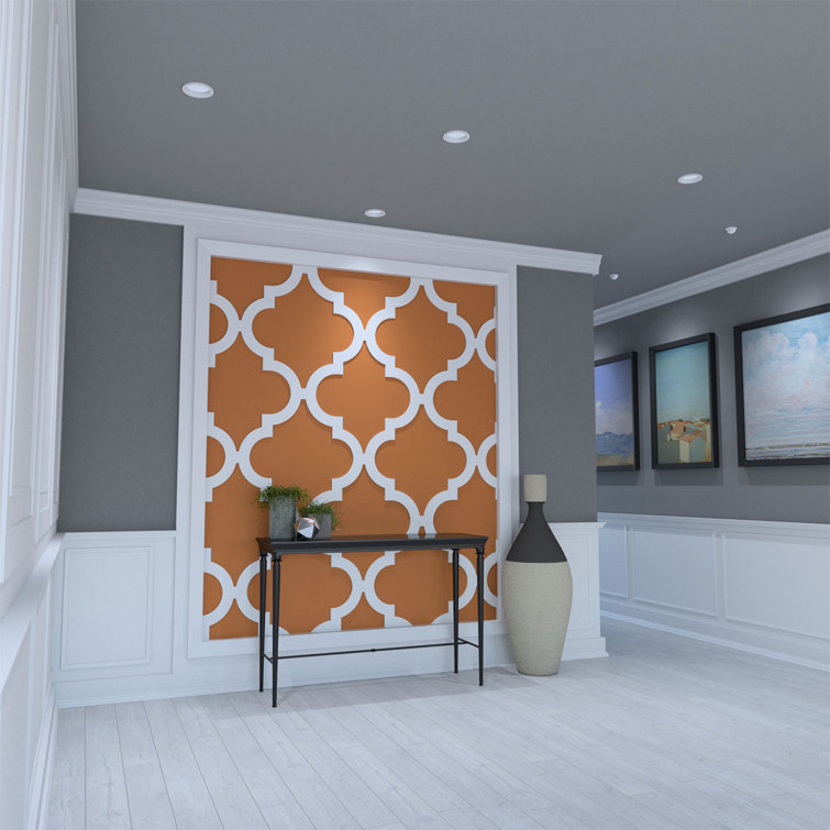 Large White PVC Decorative Fretwork Wall Panels