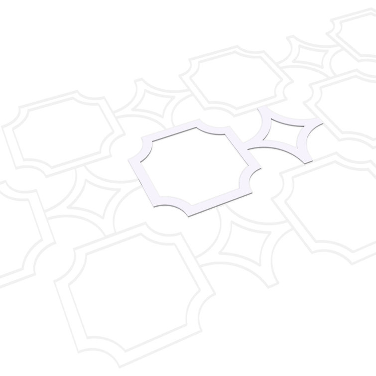 Large White PVC Decorative Fretwork Wall Panels