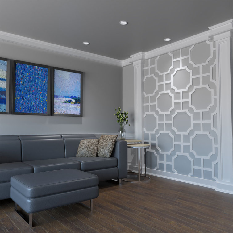 Medium White PVC Decorative Fretwork Wall Panels