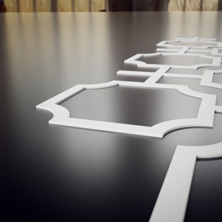 Large White PVC Decorative Fretwork Wall Panels