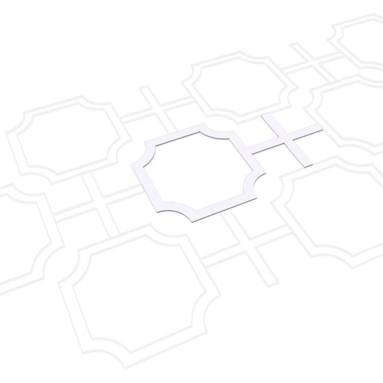 Large White PVC Decorative Fretwork Wall Panels