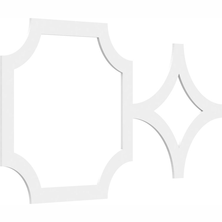 Large White PVC Decorative Fretwork Wall Panels