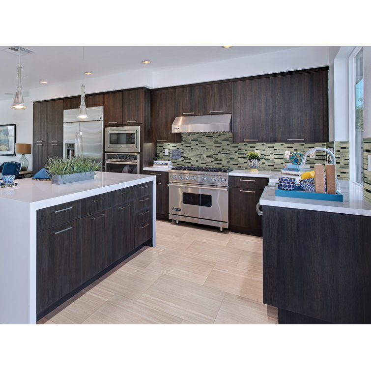 Green Interlocking Glass Mosaic Wall Tile Sheets