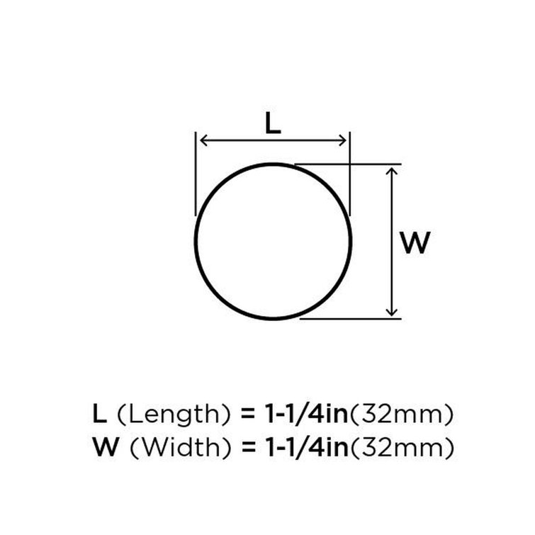 Oil Rubbed Bronze Round Cabinet Knob with Mounting Hardware
