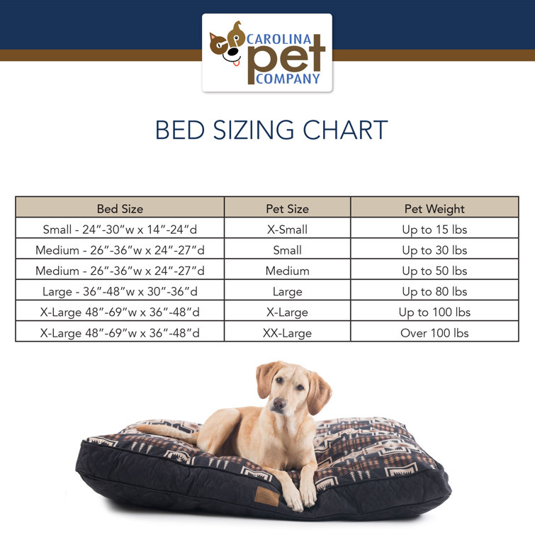 Medium Umber Striped Orthopedic Outdoor Pet Bed