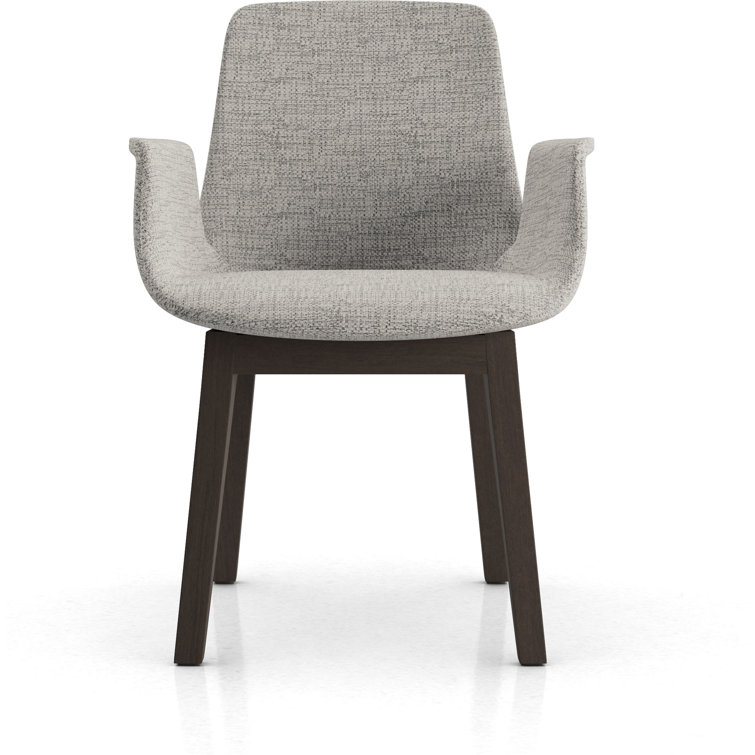 Gibraltar Fabric Upholstered Arm Chair with Wood Frame