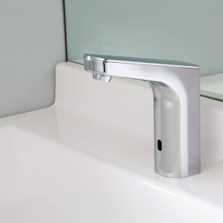 Sensorflo Sleek Polished Chrome Touchless Bathroom Sink Faucet