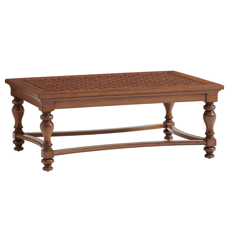 Harbor Isle 48'' Brown Transitional Rectangular Cocktail Table