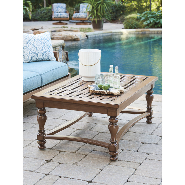 Harbor Isle 48'' Brown Transitional Rectangular Cocktail Table