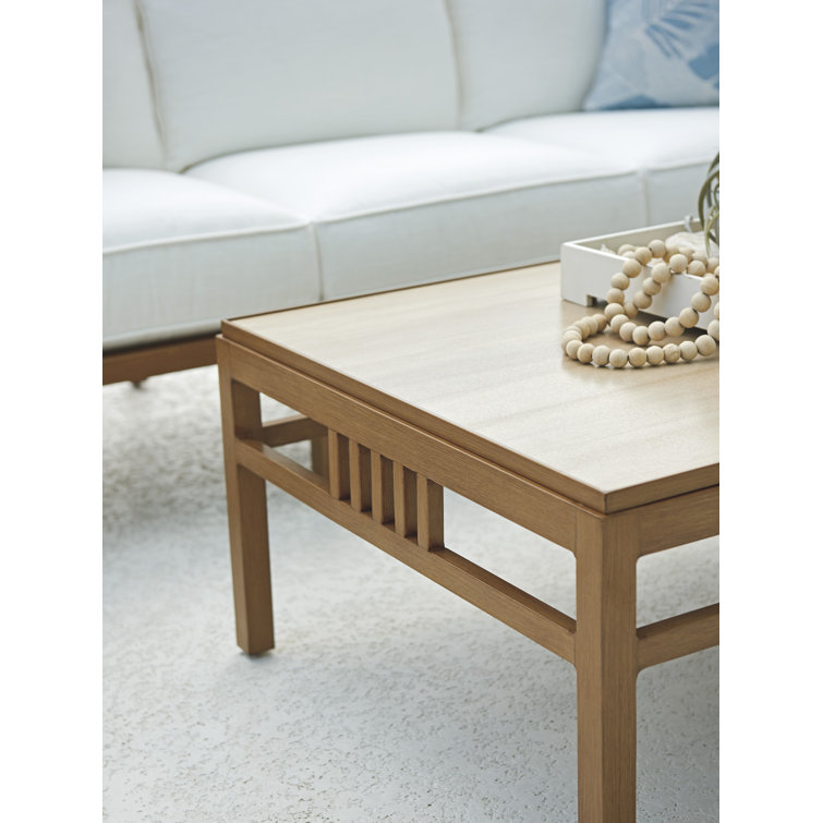 St Tropez Rectangular Brown Wood Cocktail Table