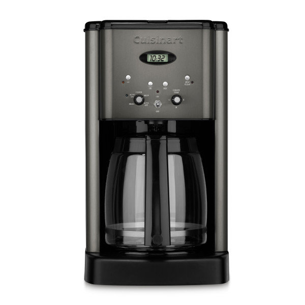 Cuisinart 12-Cup Programmable Coffee Maker in Black Stainless Steel