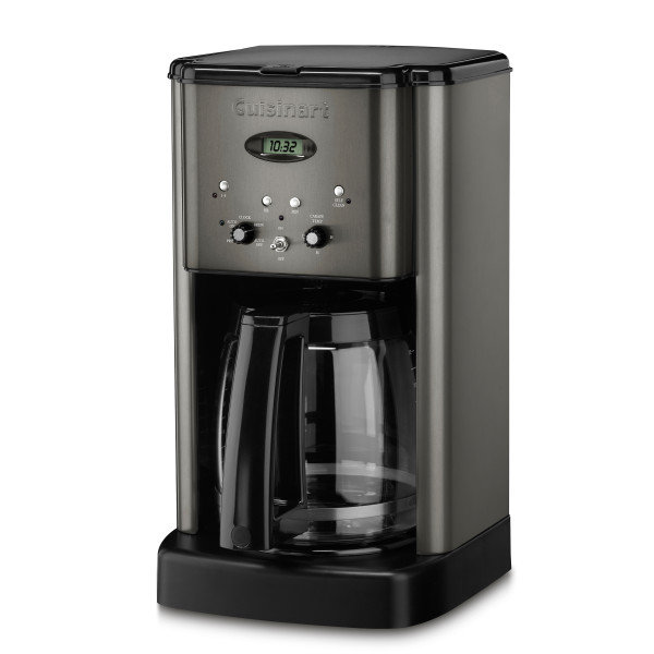 Cuisinart 12-Cup Programmable Coffee Maker in Black Stainless Steel