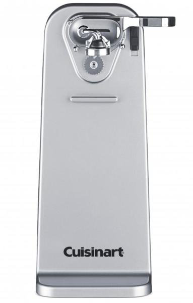 Chrome Electric Can Opener with Power Cut Blade