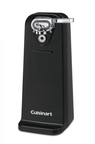 Black Stainless Steel Electric Can Opener with Power Cut Blade