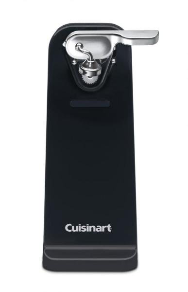 Black Stainless Steel Electric Can Opener with Power Cut Blade