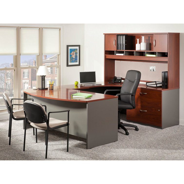 Graphite Gray 72" Thermally Fused Laminate Office Desk with Drawer