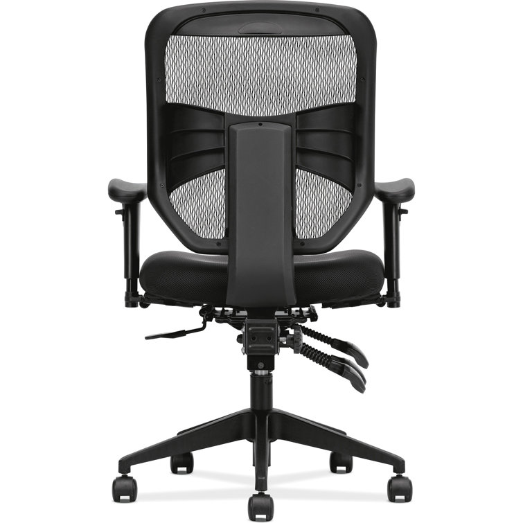 ErgoFlex 360° Black Mesh Adjustable High-Back Task Chair