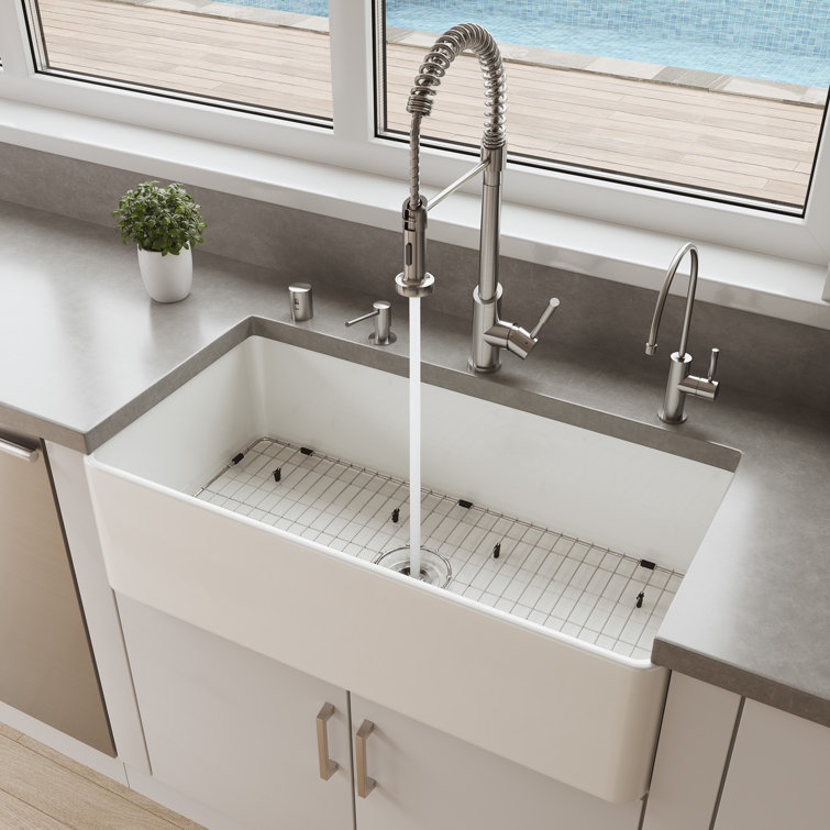 Brushed Stainless Steel Kitchen Sink Grid with Plastic Feet