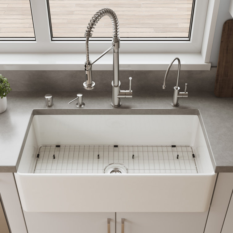 Brushed Stainless Steel Kitchen Sink Grid with Plastic Feet