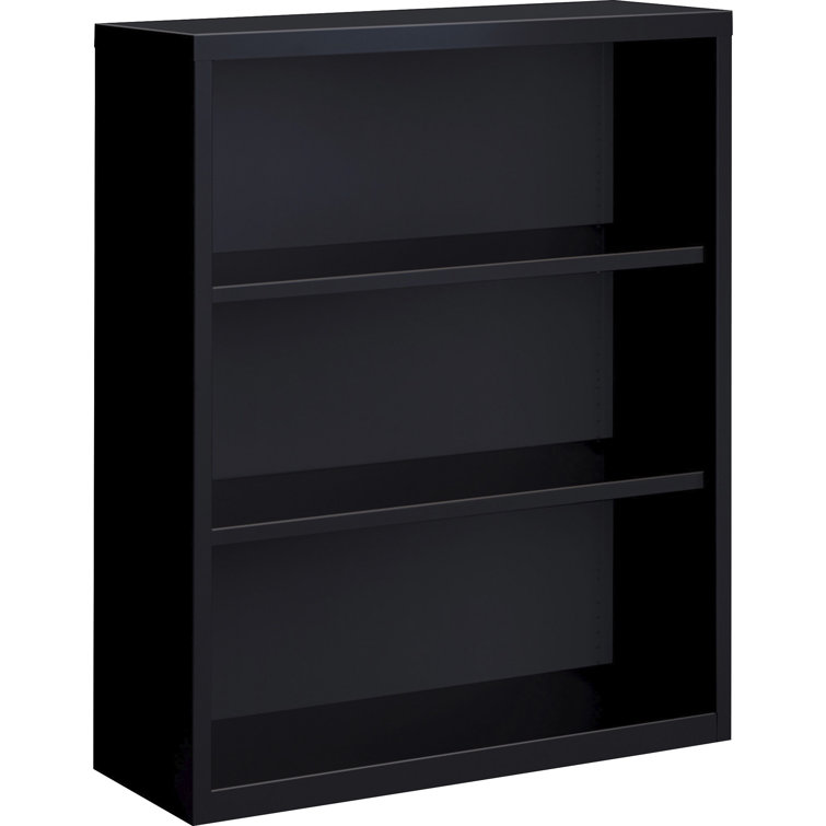 Fortress Series 3-Shelf Adjustable Steel Bookcase in Putty