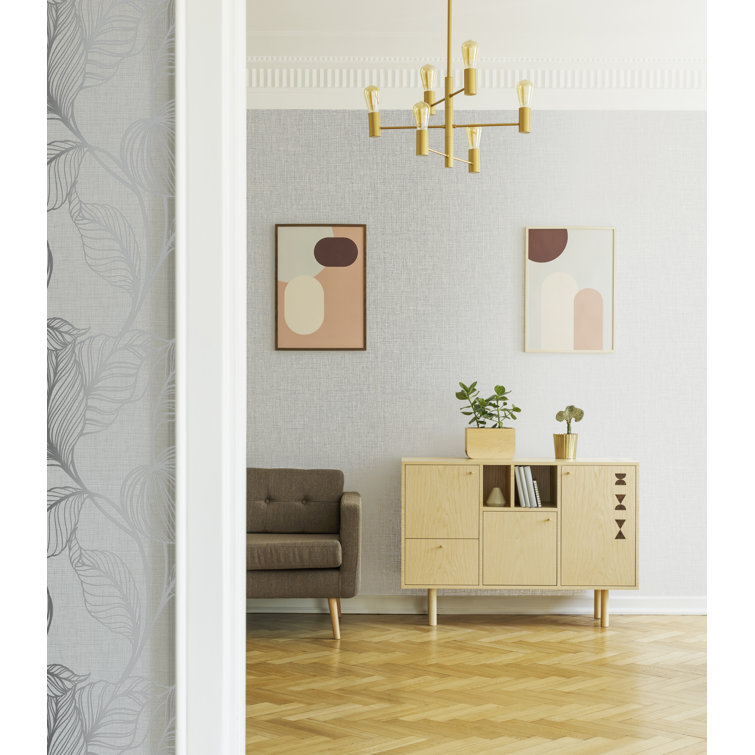 Moonstone Grey Embossed Textured Wallpaper Roll