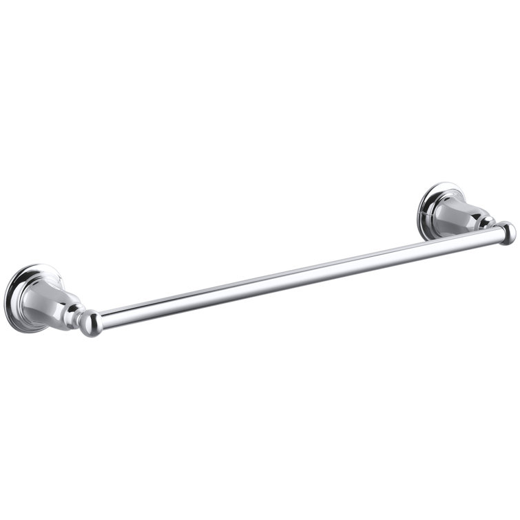 Kelston 18-Inch Polished Chrome Wall Mounted Towel Bar