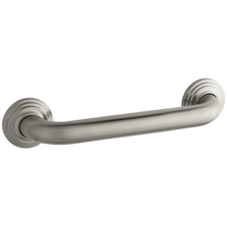 42" Vibrant Brushed Nickel Metal Bathroom Grab Bar