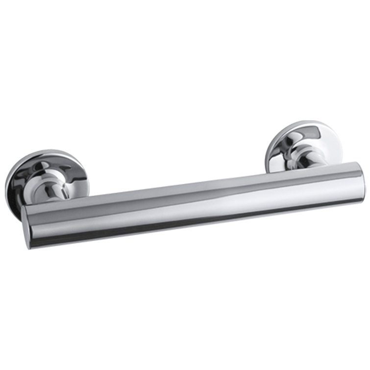 Polished Stainless Steel 18" Bathroom Grab Bar