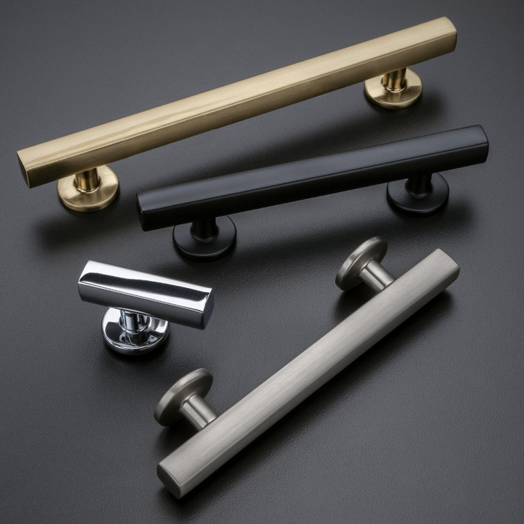 Flynn Matte Black 3-1/2" Center to Center Bar Pull