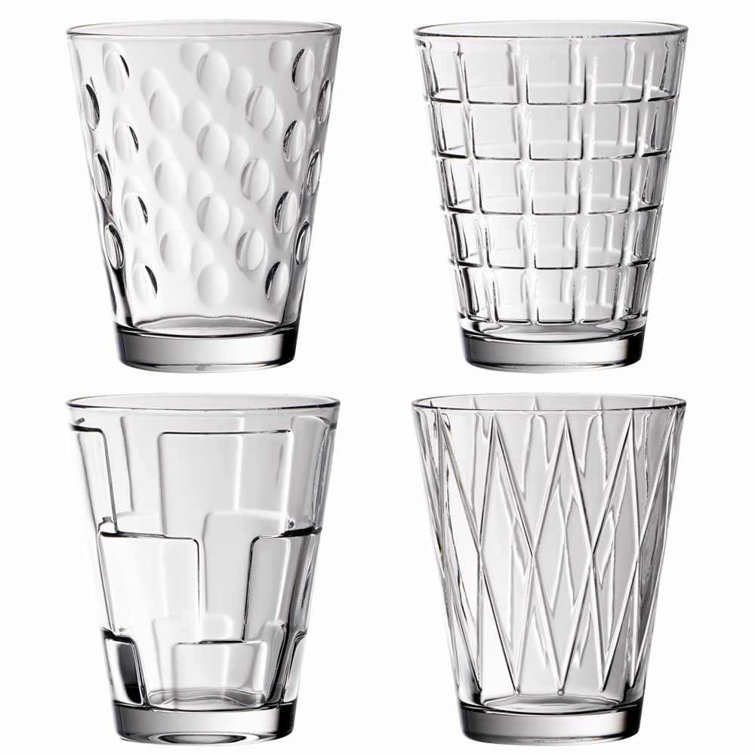 Villeroy & Boch 10 oz Clear Crystal Tumblers Set of 4