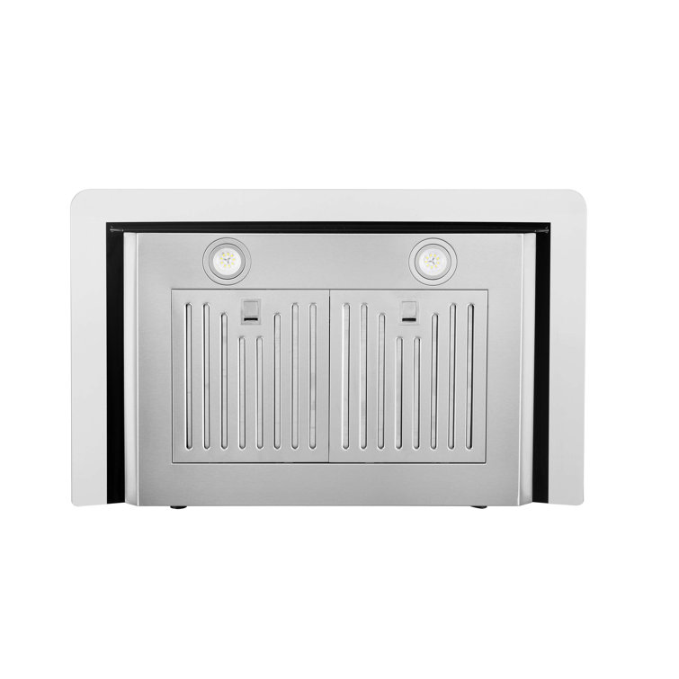 36" Stainless Steel Convertible Wall Mount Range Hood with Charcoal Filter