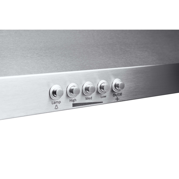 Hauslane 30" Stainless Steel Under Cabinet Range Hood with Charcoal Filter