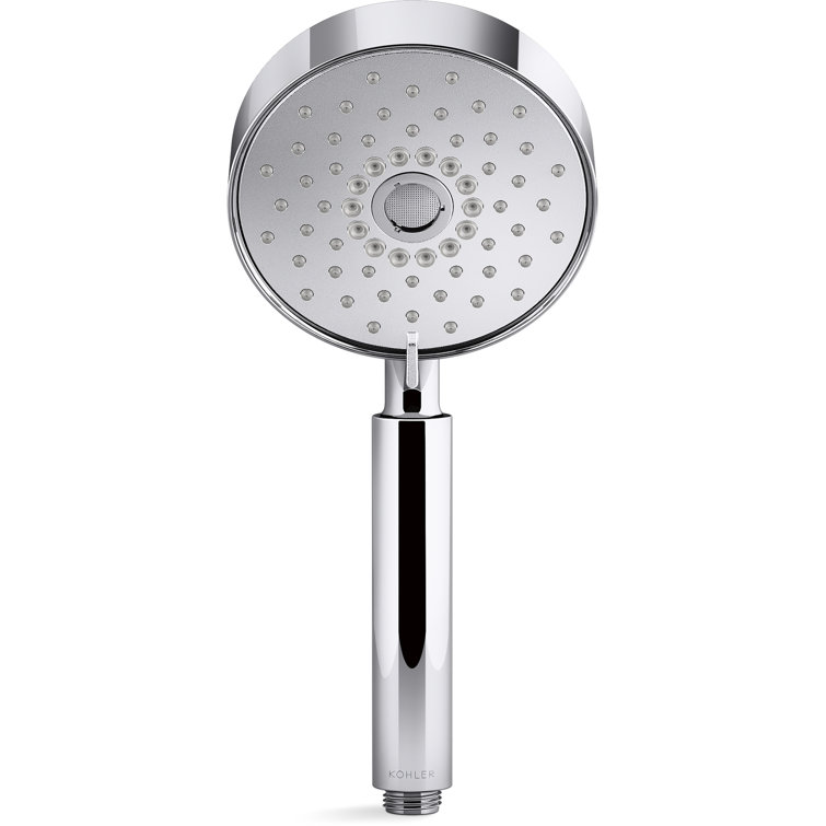 Polished Chrome Multifunction Handheld Shower Head with Katalyst Technology