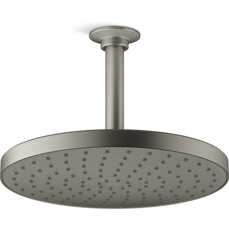 Vibrant Brushed Nickel 10" Round Rain Showerhead