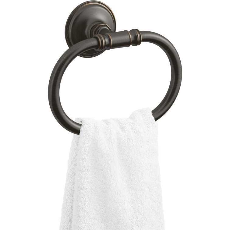 Eclectic Oil-Rubbed Bronze Wall Mounted Towel Arm