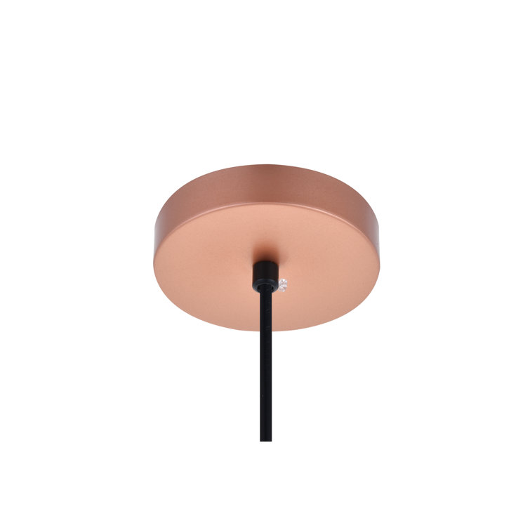 Circa Honey Gold Aluminum Contemporary Pendant Light