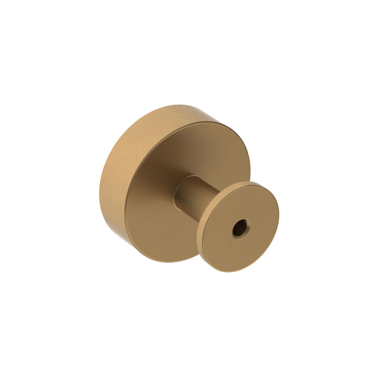 Champagne Bronze Round Cabinet Knob with Mounting Hardware